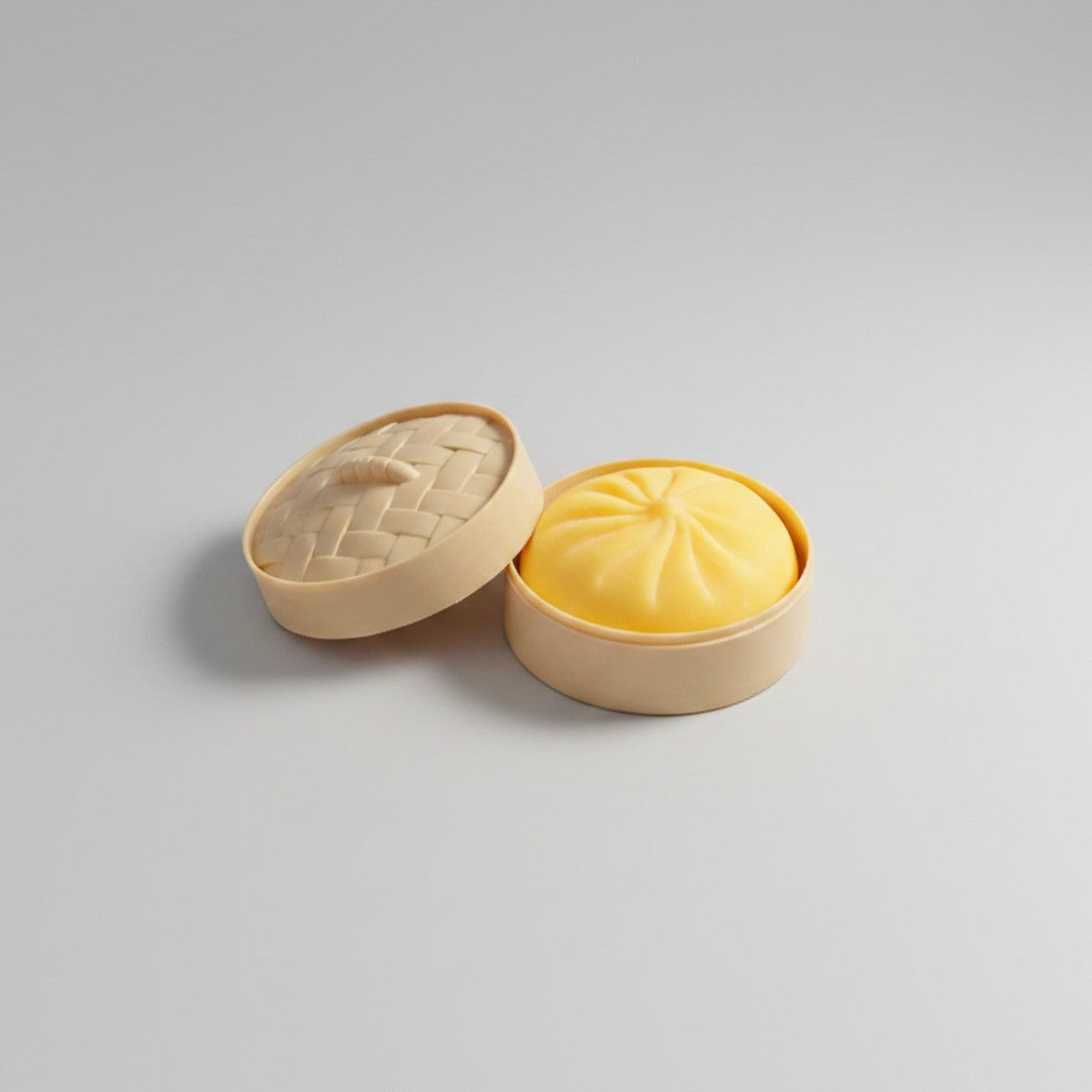 Cream Dumpling Yellow Steamer Box Container – novelty & toys (view 1)