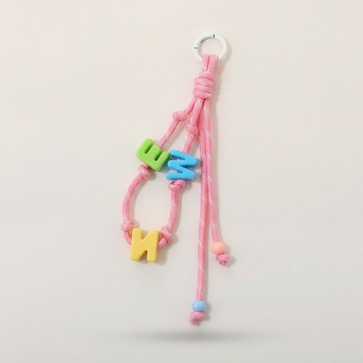 Braided Initial Letter Keychain Charm – bags & wallets (view 1)