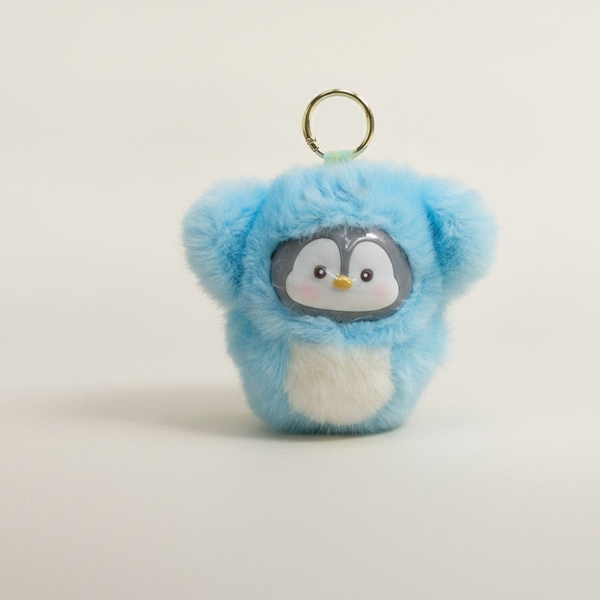 Cute Fluffy Penguin Keychain Charm – novelty & toys (view 1)