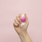Cute Swirl Flower Shaped Buns - squeeze in hand