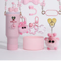 Fluffy Monster Charm Set - Pink – novelty & toys (view 1)