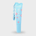 Blue Butterfly Lip Gloss With Chain Keychain – Korean beauty tool (view 1)