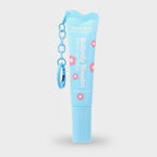 Blue Butterfly Lip Gloss With Chain Keychain – Korean beauty tool (view 1)