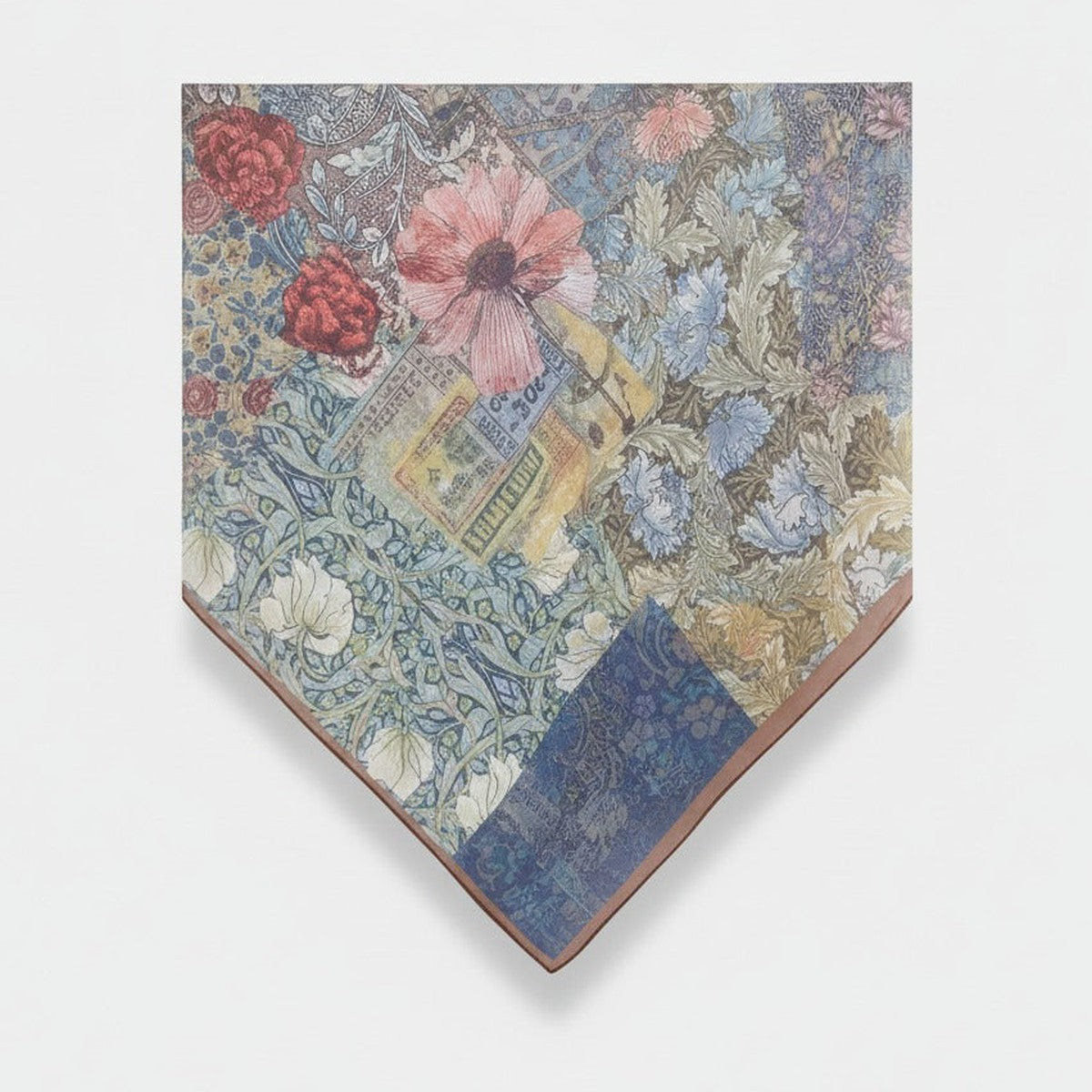 Vintage Floral Patchwork Scarf - Type 1