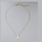 Gold Cross Charm Pendant Necklace – jewelry (view 1)
