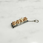 Cheese Wedge Keychain Charm - Raccoon Crackers