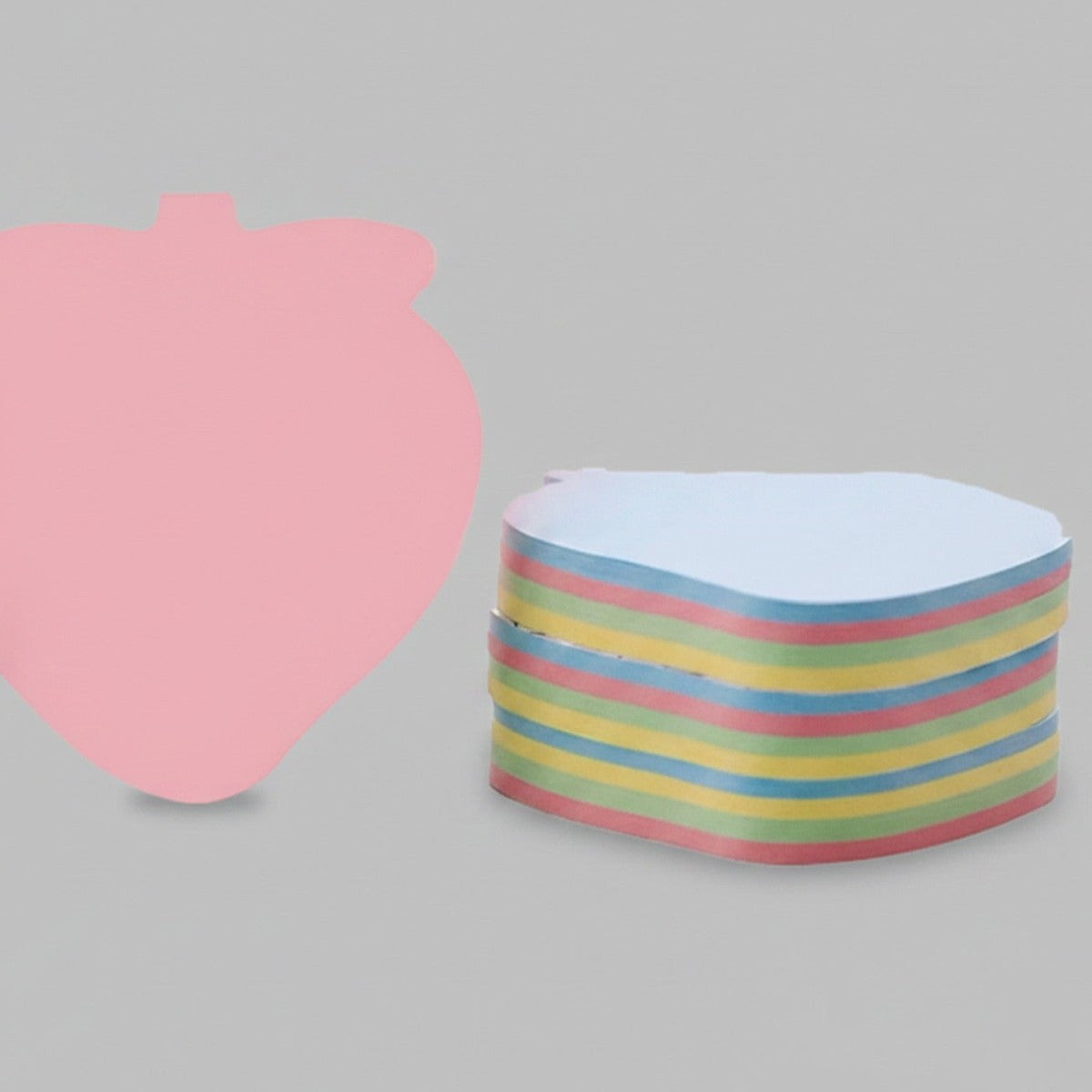 Pink Strawberry Sticky Notes Pad Set – stationery (view 1)