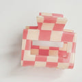 Hair Claws Colorblock - Grid - 5cm – hair accessories (view 1)