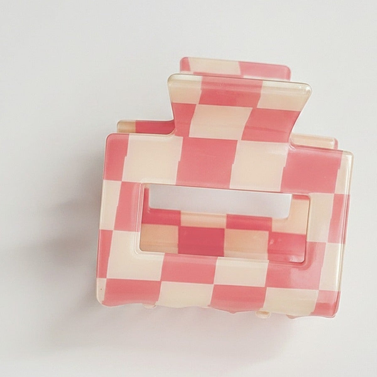 Hair Claws Colorblock - Grid - 5cm – hair accessories (view 1)