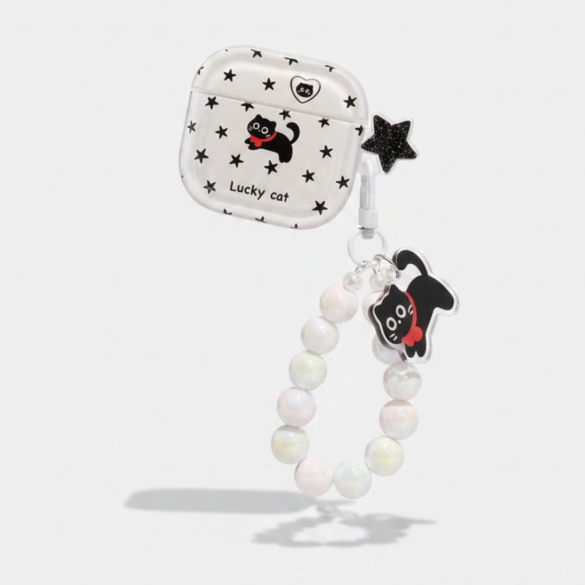 Lucky Cat Star AirPods Case - Stars & Cat (for AirPods Pro 3)