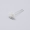 Pearl Cluster Hair Pin Set - Silver