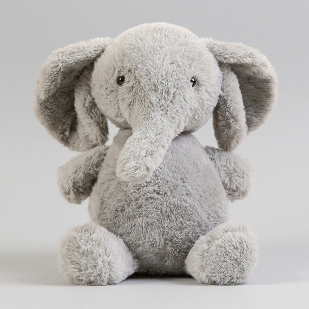 Soft Gray Plush Elephant Stuffed Animal – novelty & toys (view 1)