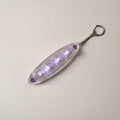 Heart Keycap Light-Up Keychain - Purple