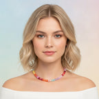 Chunky Gemstone Bead Necklace - Type 7