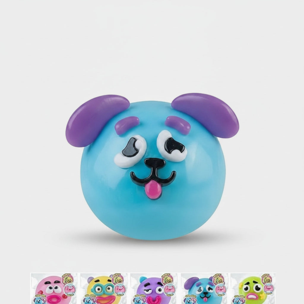 Mood Change Squishy Ball Plush Blue