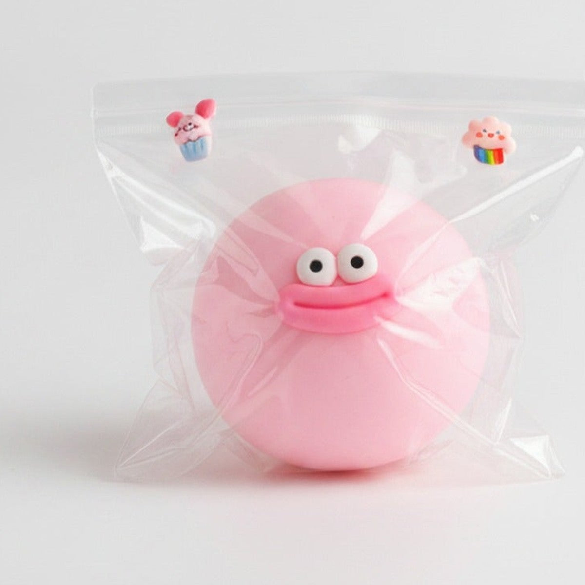 Duck Face Rubber Ball - Pink – novelty & toys (view 1)