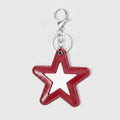 Star Keychain Charm - Red