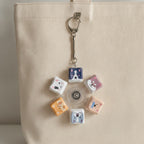 Spin Wheel Animal Face Keychain - Puppy Squad