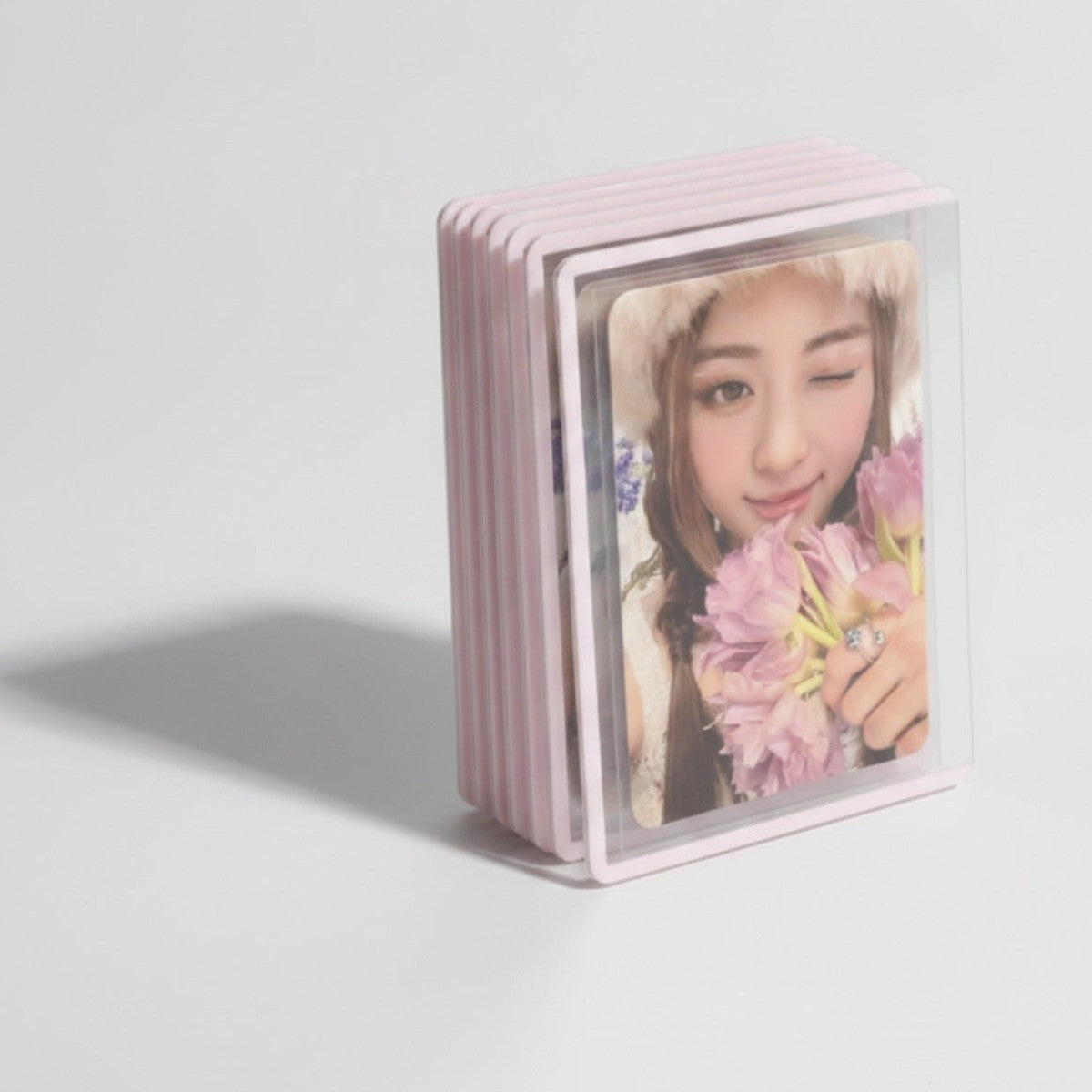 Photo Card Protector Set - Pink