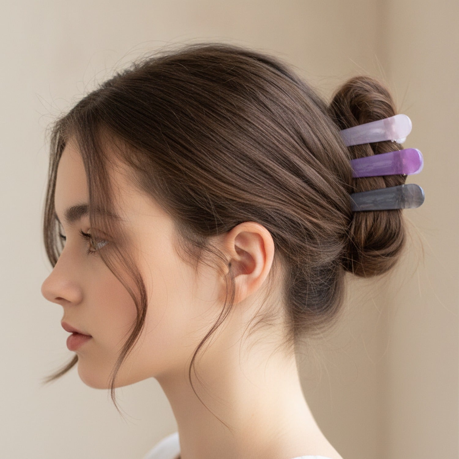 Matte Pastel Hair Clip Set Color Set 2