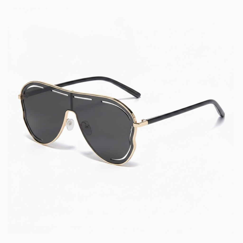 Aviator Sunglasses - Gold Frame Gray – eyewear (view 1)