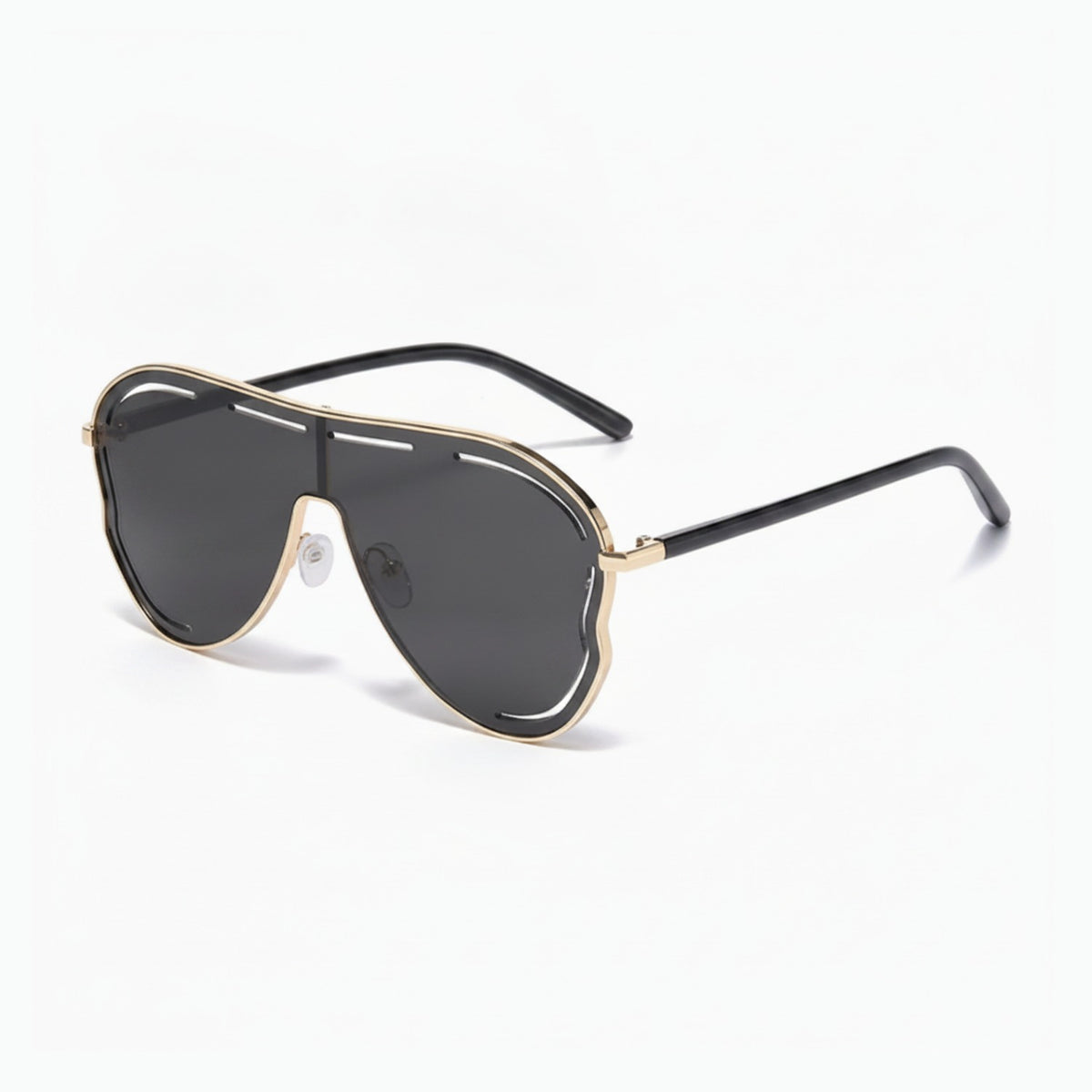 Aviator Sunglasses - Gold Frame Gray – eyewear (view 1)