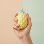 Pineapple squeeze fidget toy sunny yellow - detail