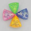 Glitter Triangle Cheese Squishy - Pink