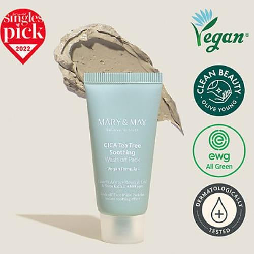 (x) CICA TeaTree Soothing Wash Off Pack 30g