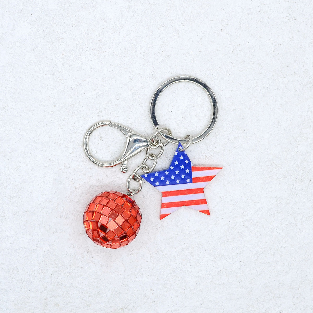 Five-pointed star keychain - Type 2