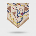 Equestrian Chain Tassel Silk Scarf – scarves & belts (view 1)