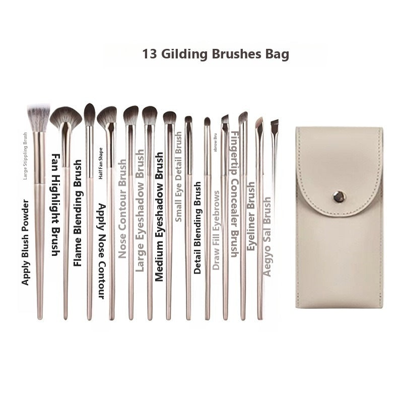 Gilded Makeup Brush Set - Type 2