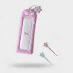 Pink Angel Wing Wand Keychain Mirror – novelty & toys (view 1)