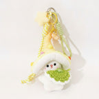 Mushroom Bunny Plush Keychain Charm - Green – tech (view 1)