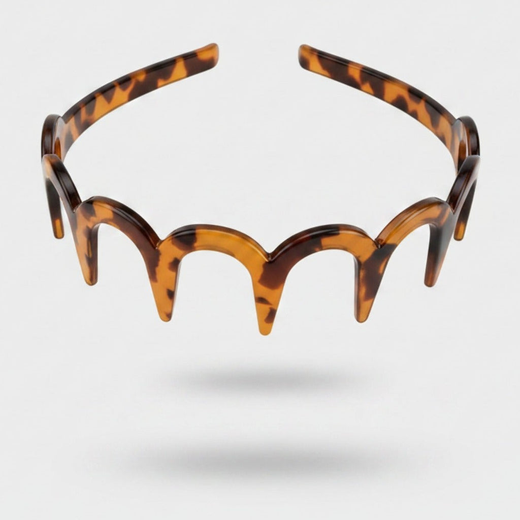 Tortoiseshell Spiked Statement Headband – hair accessories (view 1)