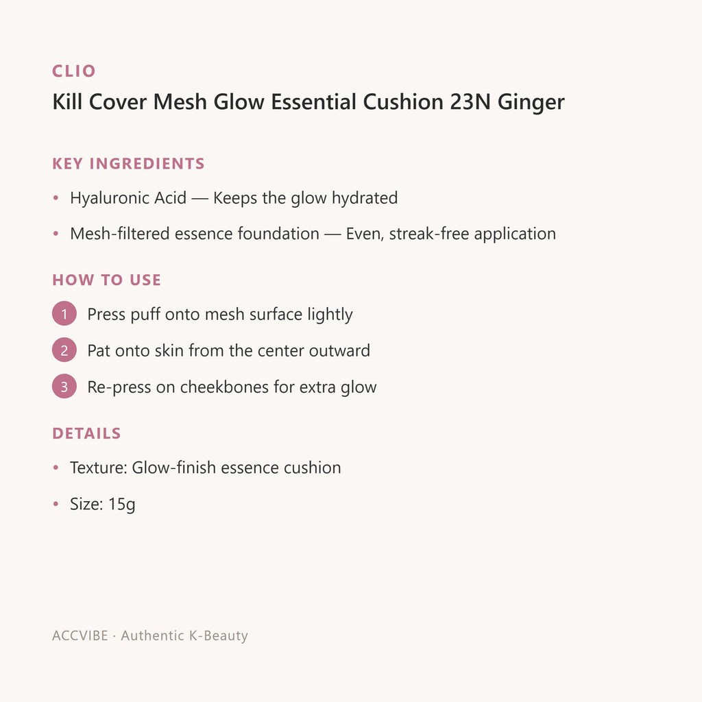 Kill Cover Mesh Glow Essential Cushion