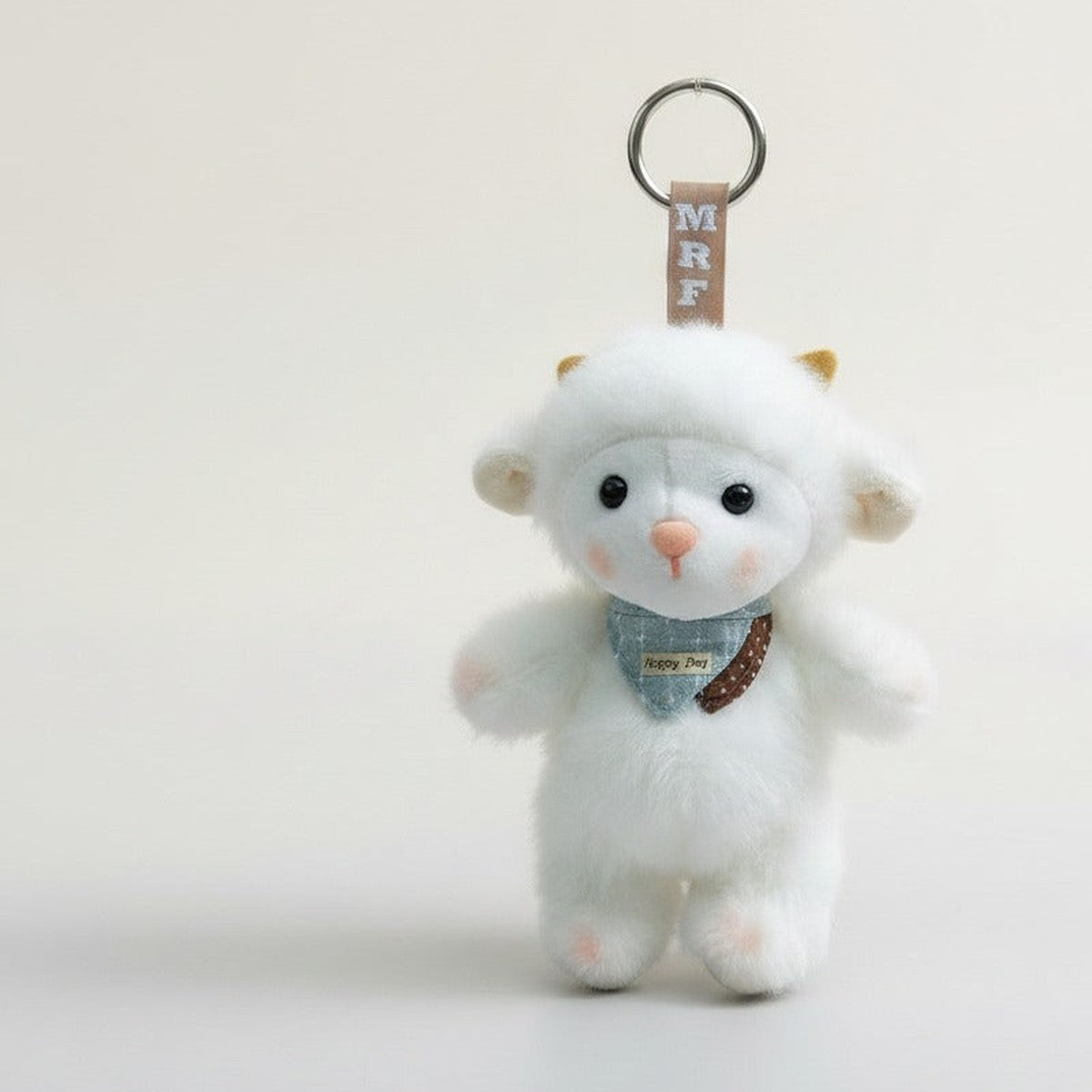 Cute Lamb Plush Keychain Charm – novelty & toys (view 1)
