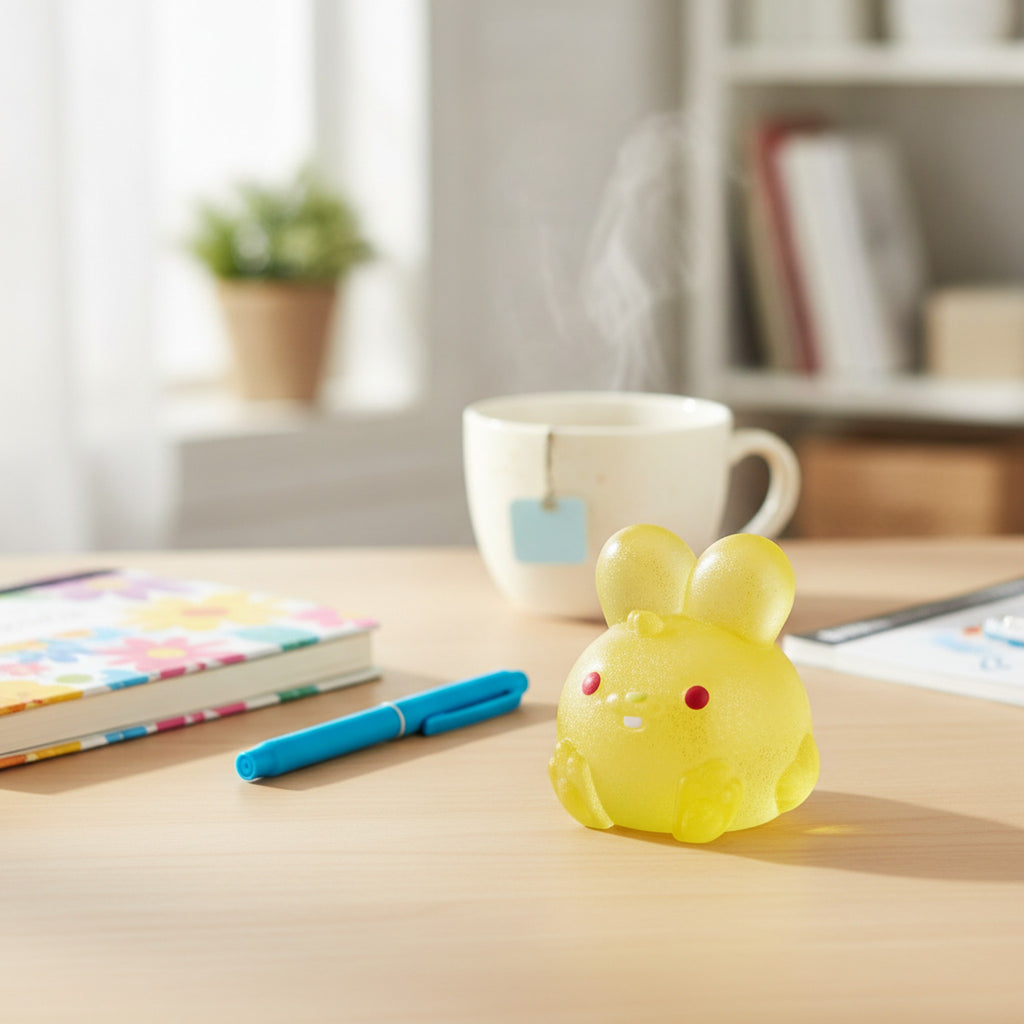 Bunny Squishy Buddy - Sunny Yellow