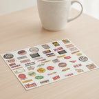 Vintage Ad Collage Sticker Set - Retro Moments