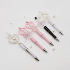 Charm Beaded Pen Set - Pearl Bow