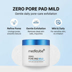 Medicube Zero Pore Pad Mild (70pcs) – Korean skincare