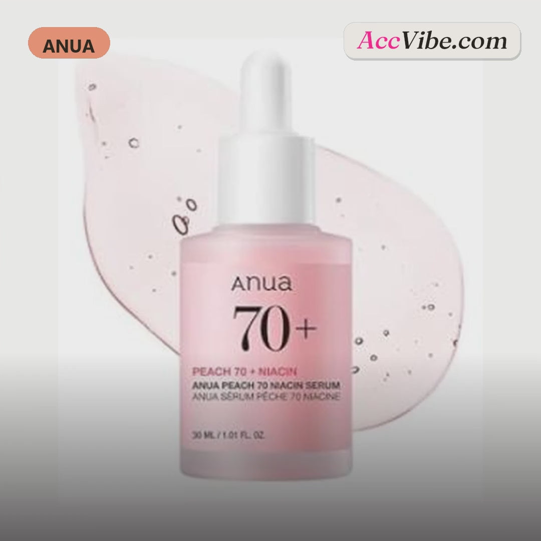 Peach 70% Niacinamide Serum 30ml product video