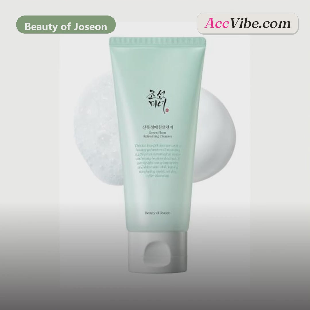 Green Plum Refreshing Cleanser 100ml product video