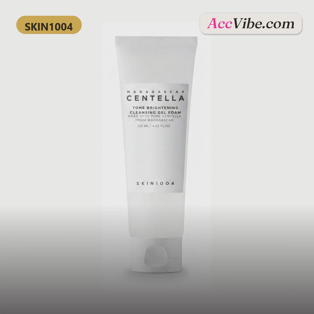 Madagascar Centella Tone Brightening Cleansing Gel Foam 125ml product video