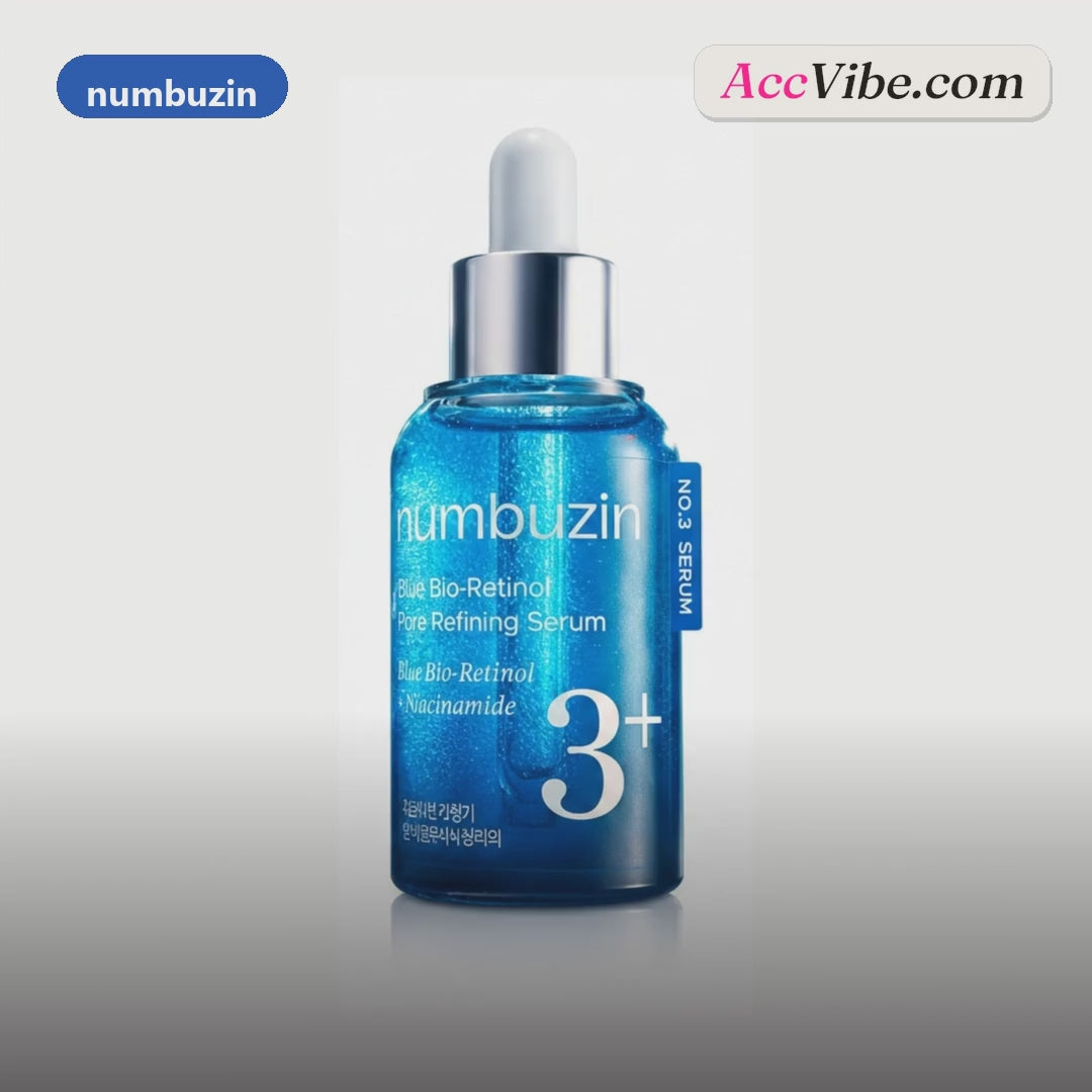 No.3 Blue Bio-Retinol Pore Refining Serum 30ml product video