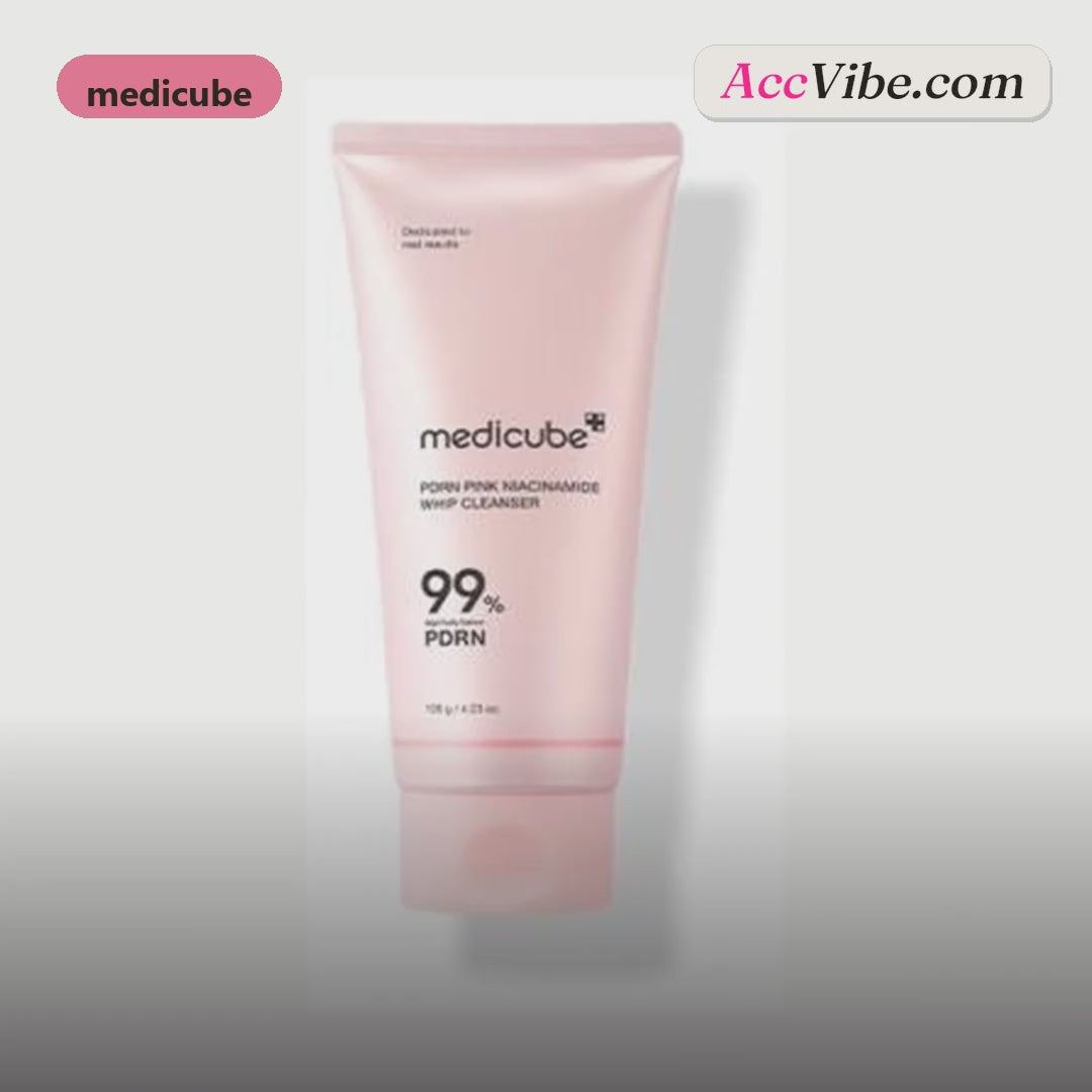 PDRN Pink Niacineamide Whip Cleanser 120g product video