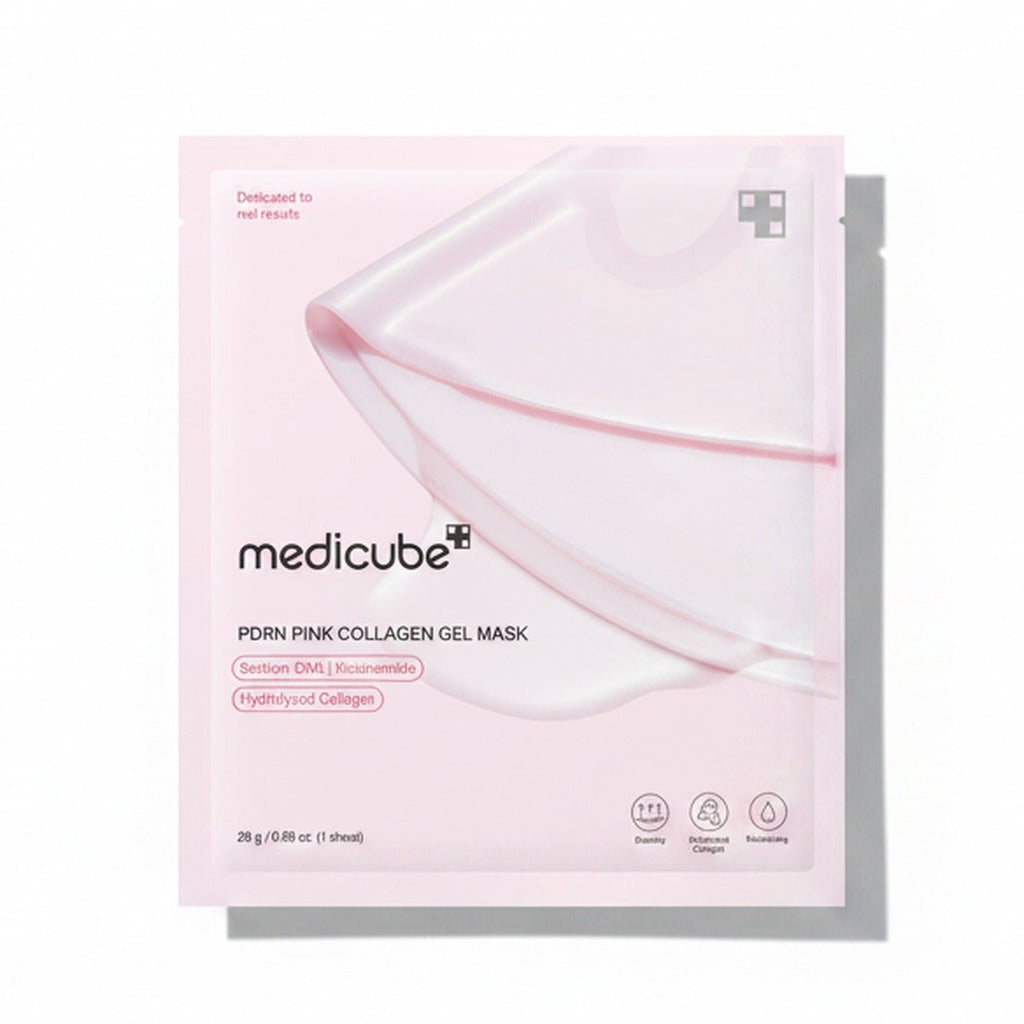 Medicube PDRN Pink Collagen Gel Mask 4ea – Korean sheet mask (view 1)