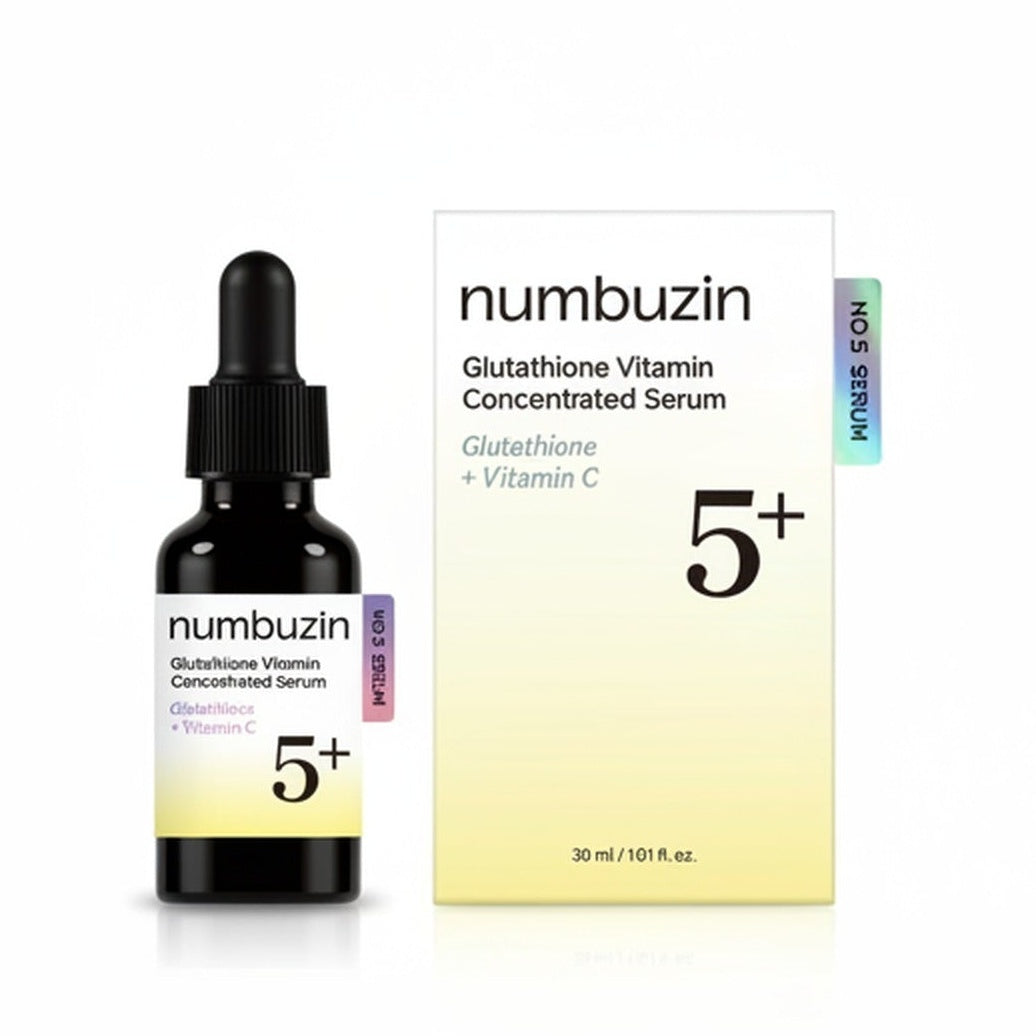 Numbuzin No.5+ Glutathione Vitamin Concentrated Serum 30ml – Korean skincare