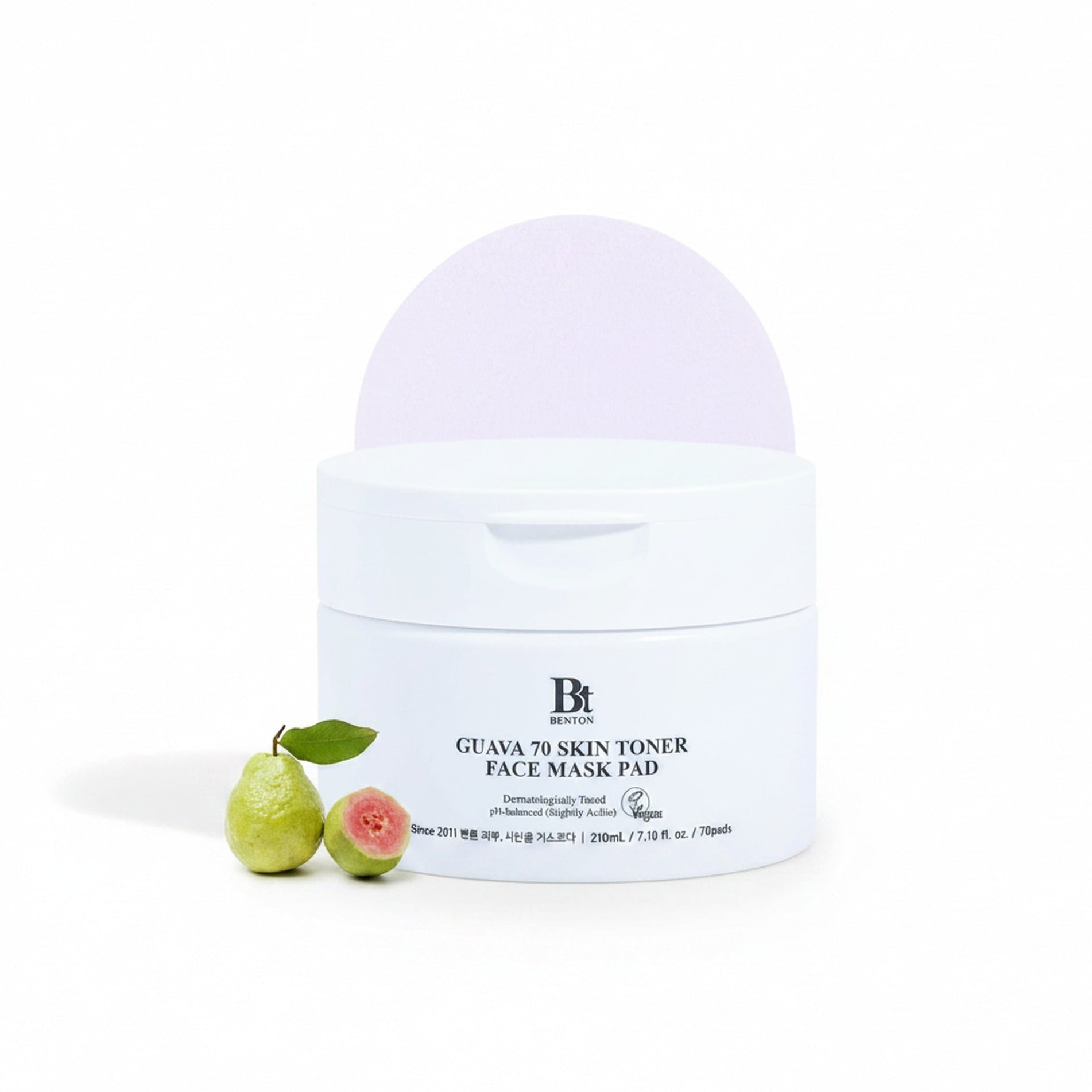 BENTON Guava 70 Skin Toner Face Mask Pad 210ml (70pads) – Korean skincare (view 1)