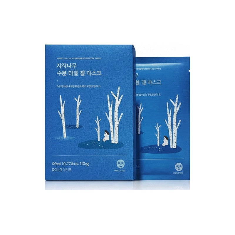 (10ea) BIRCH JUICE MOISTURIZING DOUBLE GEL MASK 23ml